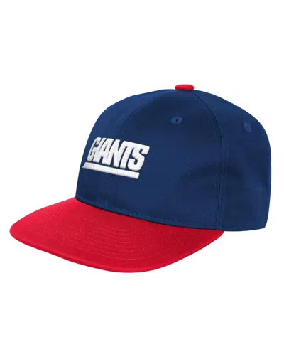Outerstuff Kids' Big Boys And Girls Royal New York Giants True Retro Adjustable Hat In Blue