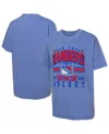 Outerstuff Big Boys And Girls Royal New York Rangers Sure Short T-shirt In Royal