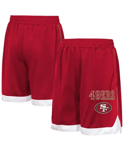 Outerstuff Kids' Big Boys And Girls Scarlet San Francisco 49ers All Star Mesh Shorts In Red
