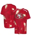 Outerstuff Big Boys And Girls Scarlet San Francisco 49ers End Zone Dri-tek T-shirt In Red