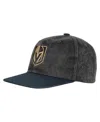 Outerstuff Big Boys And Girls Silver/black Vegas Golden Knights True Retro Deadstock Adjustable Hat In Gray