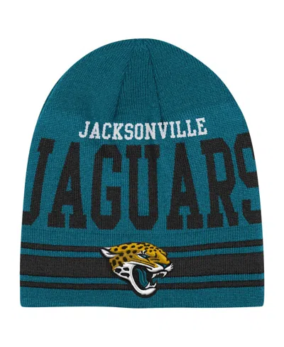 Outerstuff Big Boys And Girls Teal Jacksonville Jaguars Retro Knit Beanie