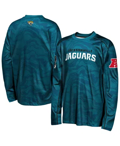 Outerstuff Kids' Big Boys' And Girls' Teal Jacksonville Jaguars Tailgate Performance Long-sleeve T-shirt