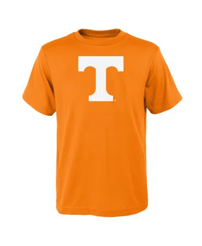 Outerstuff Kids' Big Boys And Girls Tennessee Orange Tennessee Volunteers Primary Logo T-shirt