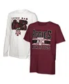 Outerstuff Big Boys And Girls Texas A & M Aggies In The Mix T-shirt Combo Set In Maroon