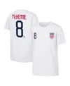 Outerstuff Big Boys And Girls Weston Mckennie White Usmnt Name Number T-shirt In White