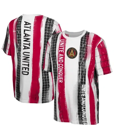 Outerstuff Kids' Big Boys And Girls White Atlanta United Fc High Stepping T-shirt