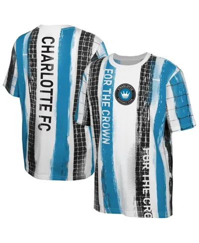 Outerstuff Kids' Big Boys And Girls White Charlotte Fc High Stepping T-shirt
