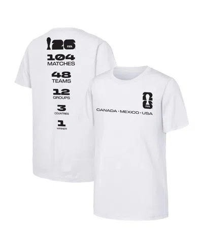 Outerstuff Kids' Big Boys And Girls White Fifa World Cup 2026 Graphic T-shirt