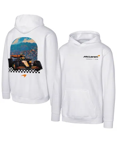 Outerstuff Kids' Big Boys And Girls White Mclaren F1 Team Retro Pullover Hoodie