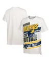 Outerstuff Big Boys And Girls White Michigan Wolverines Let's Get Loud Oversized T-shirt In White