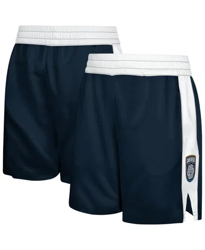 Outerstuff Kids' Big Boys And Girls White San Diego Fc On The Rise Shorts In Blue