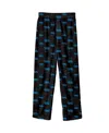 Outerstuff Big Boys Black Carolina Panthers Team-colored Printed Pajama Pants In Black