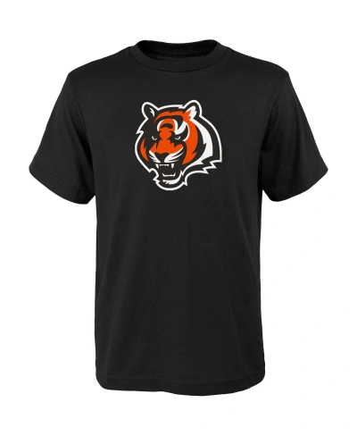 Outerstuff Kids' Big Boys Black Cincinnati Bengals Primary Logo T-shirt