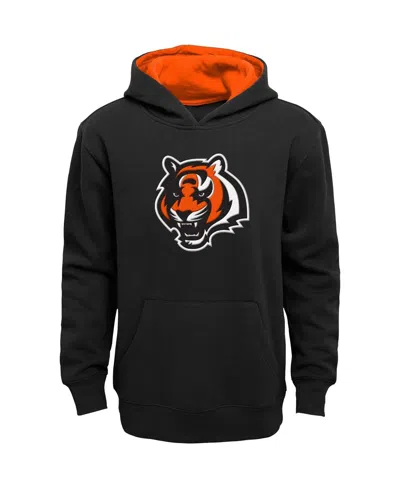 Outerstuff Kids' Big Boys Black Cincinnati Bengals Prime Pullover Hoodie