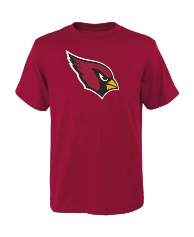 Outerstuff Kids' Big Boys Cardinal Arizona Cardinals Primary Logo T-shirt