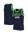 Outerstuff Big Boys College Navy Seattle Seahawks Striker Tank Top In Navy