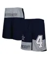 Outerstuff Big Boys Dak Prescott Navy Dallas Cowboys Name And Number Player Shorts In Navy