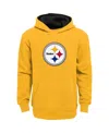Outerstuff Big Boys Gold Pittsburgh Steelers Prime Pullover Hoodie In Gold