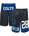 Outerstuff Big Boys Jonathan Taylor Navy Indianapolis Colts Player Name And Number Shorts In Navy