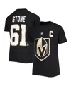 Outerstuff Big Boys Mark Stone Black Vegas Golden Knights Player Name And Number T-shirt In Black