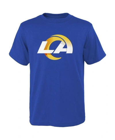 Outerstuff Kids' Big Boys Royal Los Angeles Rams Primary Logo T-shirt