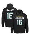 Outerstuff Big Boys Trevor Lawrence Black Jacksonville Jaguars Mainliner Player Name And Number Pullover Hoodie In Black
