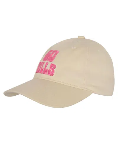 Outerstuff Kids' Big Girls Cream Buffalo Bills Blitz Adjustable Hat In Neutral