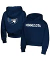 Outerstuff Big Girls Navy Minnesota Lynx Closer Pullover Hoodie In Blue
