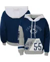 Outerstuff Big Girls Navy Penn State Nittany Lions True Fan Soft Fleece Pullover Hoodie In Navy