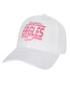 Outerstuff Big Girls Philadelphia Eagles All White Structured Adjustable Hat In White