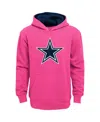 Outerstuff Big Girls Pink Dallas Cowboys Prime Pullover Hoodie In Pink