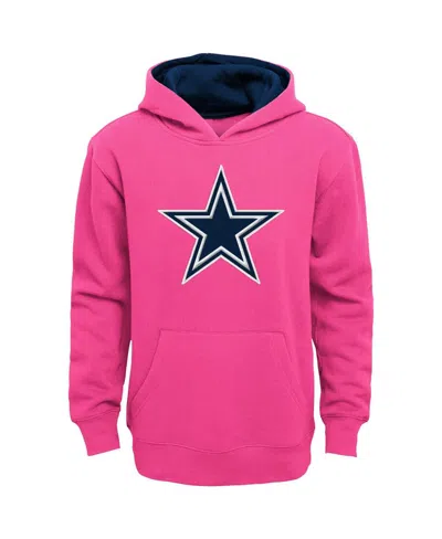 Outerstuff Big Girls Pink Dallas Cowboys Prime Pullover Hoodie