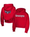 Outerstuff Big Girls Red Washington Mystics Top Closer Fashion Pullover Hoodie In Red