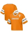 Outerstuff Big Girls Tennessee Orange Tennessee Volunteers Gridiron Jersey V-neck T-shirt In Orange