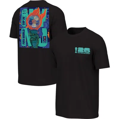 Outerstuff Black 2026 Fifa World Cup New York Host City Poster Graphic T-shirt