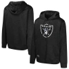 Outerstuff Black Las Vegas Raiders Streak Fleece Pullover Hoodie In Black