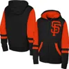 Outerstuff Black San Francisco Giants Stadium Colorblock Full-zip Hoodie In Black