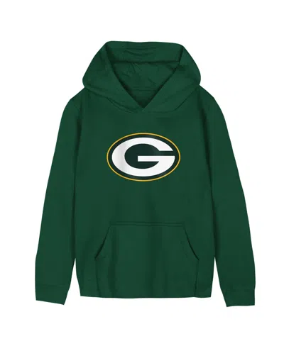 Outerstuff Kids' Boys' 4-7 Green Bay Packers Long-sleeve Fleece Hoodie