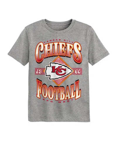 Outerstuff Kids' Boys' And Girls' 2t-5t Kansas City Chiefs Of Days Past Graphic T-shirt In Animal Print