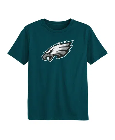 Outerstuff Babies' Boys' And Girls' 2t-5t Philadelphia Eagles Logo Graphic T-shirt In Green