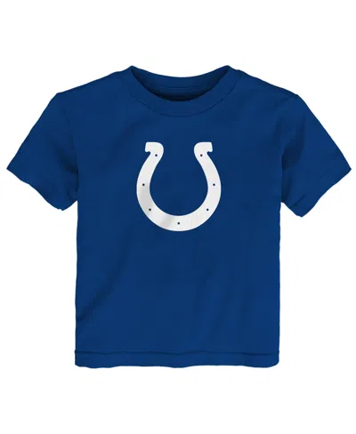 Outerstuff Babies' Boys' And Girls' 2t-5t Screen Print Indianapolis Colts T-shirt In Blue