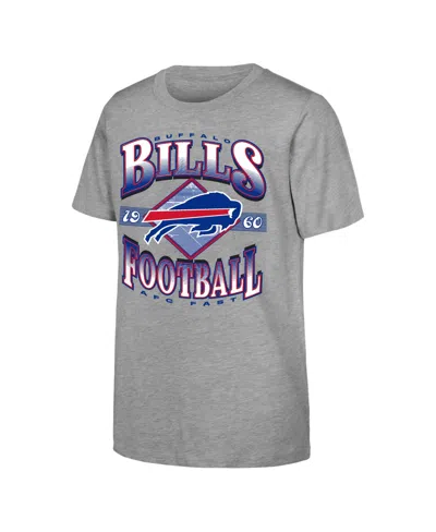 Outerstuff Kids' Boys' And Girls' Buffalo Bills Nfl Of Days Past Screen Print Graphics T-shirt In Gray