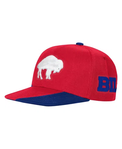 Outerstuff Kids' Boys And Girls Buffalo Bills Side Swipe Retro Snapback Hat In Red