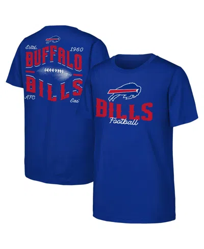 Outerstuff Kids' Boys' And Girls' Buffalo Bills Top Pick Short-sleeve Screen Print T-shirt In Blue