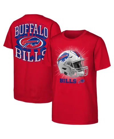 Outerstuff Kids' Boys' And Girls' Buffalo Bills Winning Mentality Graphic Tee In Red
