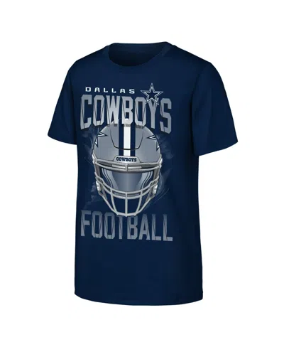Outerstuff Kids' Boys' And Girls' Dallas Cowboys Full Gear Screen Print T-shirt In Blue