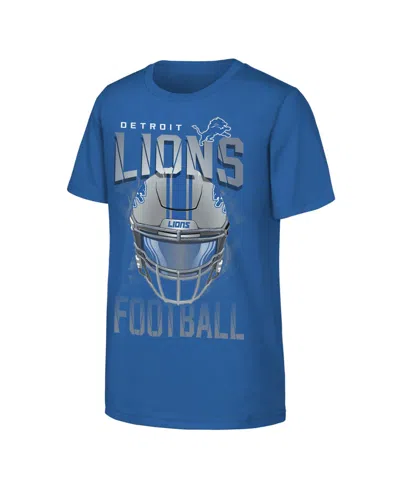Outerstuff Kids' Boys' And Girls' Detroit Lions Graphic Short-sleeve T-shirt In Blue