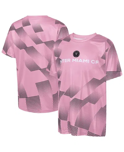 Outerstuff Kids' Boys' And Girls' Inter Miami Cf Sheer Thrill Graphic T-shirt In Pink