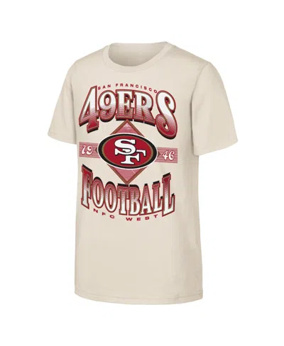Outerstuff Kids' Boys' And Girls' Nfl Of Days Past Screen-print Graphic Crewneck T-shirt In Neutral